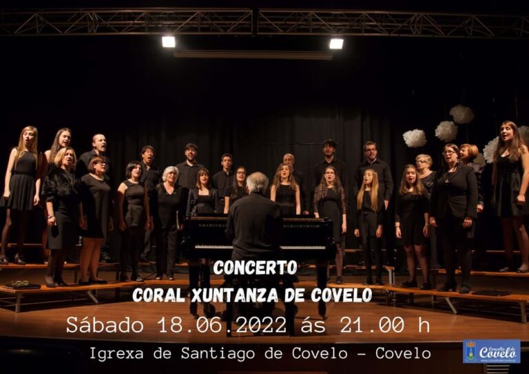 A coral Xuntanza de Covelo actúa este sábado na igrexa de Santiago de Covelo