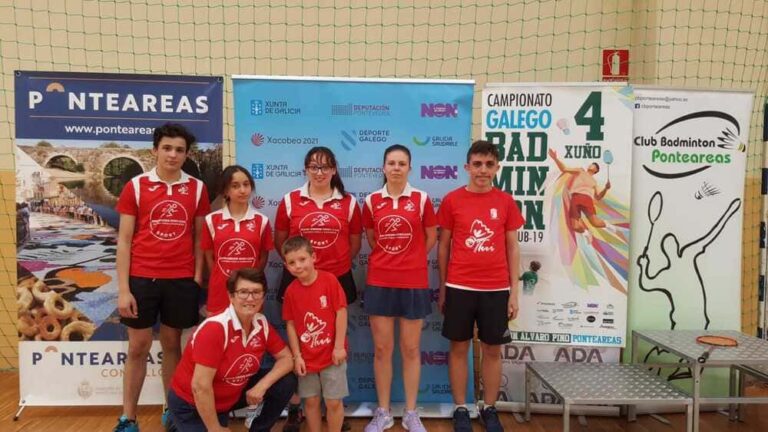O Club Bádminton Tui destaca en Ponteareas