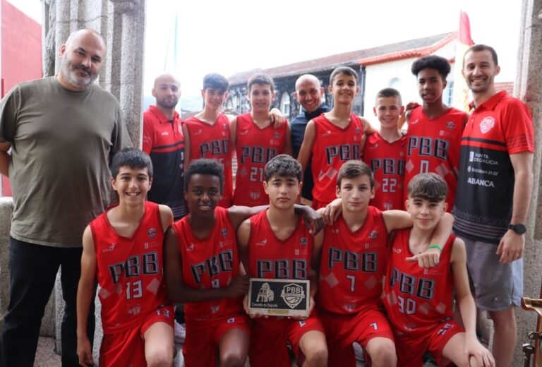 O equipo infantil masculino de baloncesto do Porriño clasifícase para o campionato de España