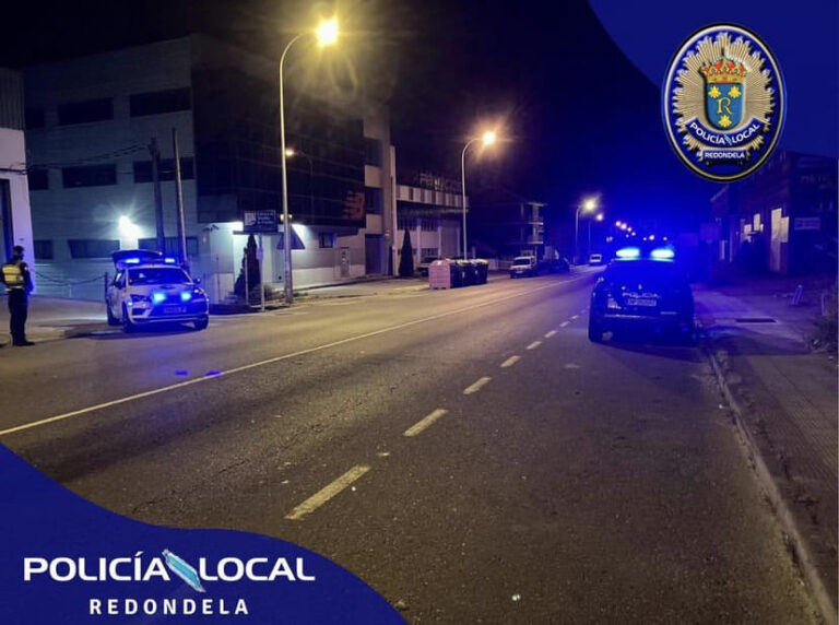 Fin de semana case sin incidencias para a Policía Local de Redondela