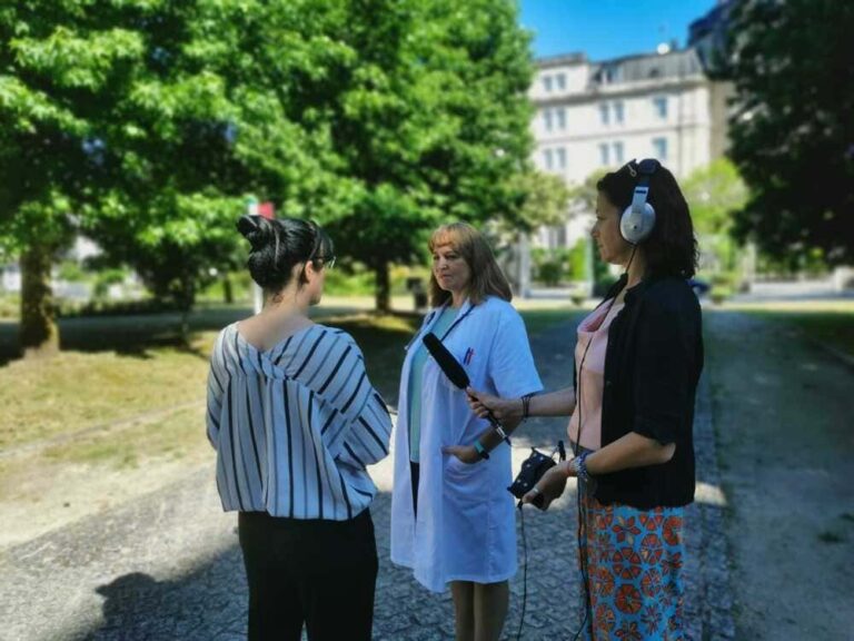 Os exteriores do Balneario de Mondariz acollen a gravación da produción “La Caja de Arena”