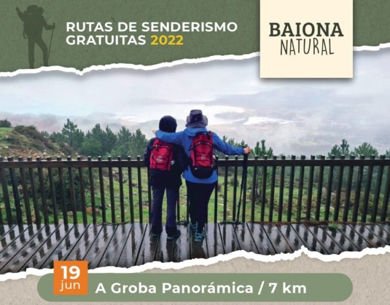 Este domingo volven as rutas de sendeirismo “Baiona Natural”