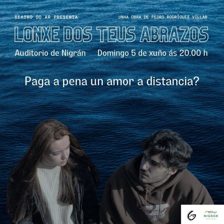 Nigrán estrea o domingo a obra de Teatro do Ar ‘Lonxe dos teus abrazos’