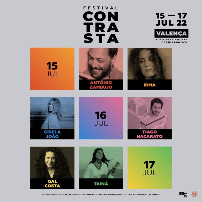 Valença recebe o Festival Contrasta entre os dias 15 e 17 de julho