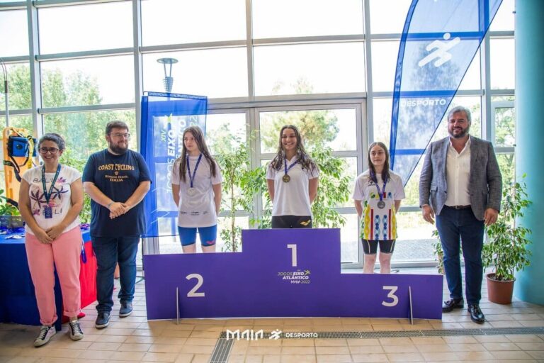 Ponteareas, no alto da clasificación feminina en natación nos XIV Xogos do Eixo Atlántico