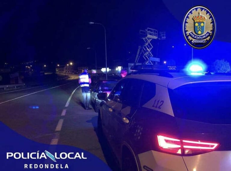 Noite con incidencias para a Policía Local de Redondela