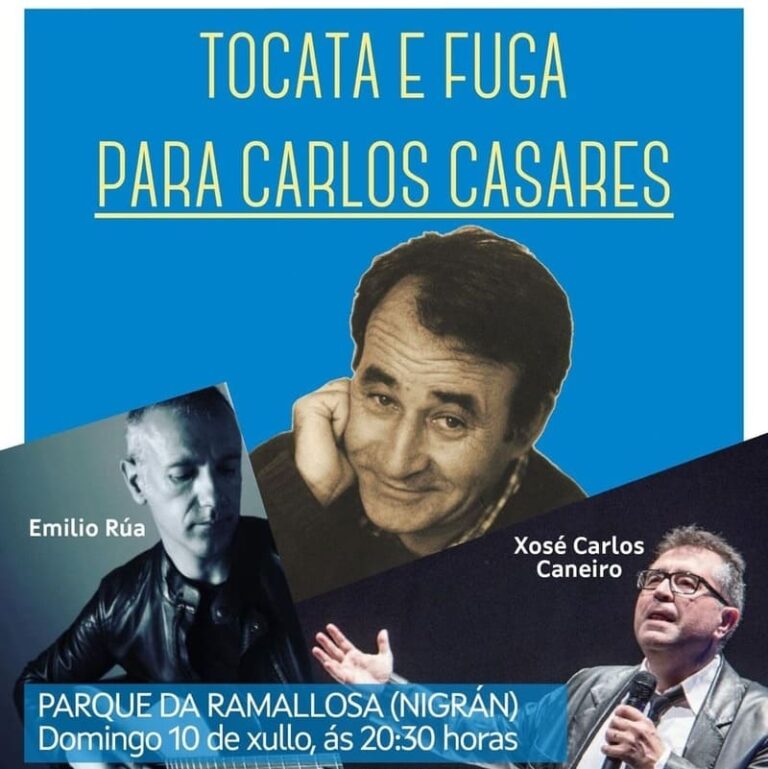 Nigrán homenaxea o domingo a Carlos Casares cun concerto literario na Ramallosa