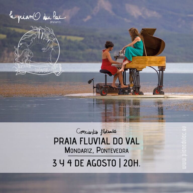Le pianO du Lac volve escoller Mondariz para representar en Galicia o seu orixinal espectáculo