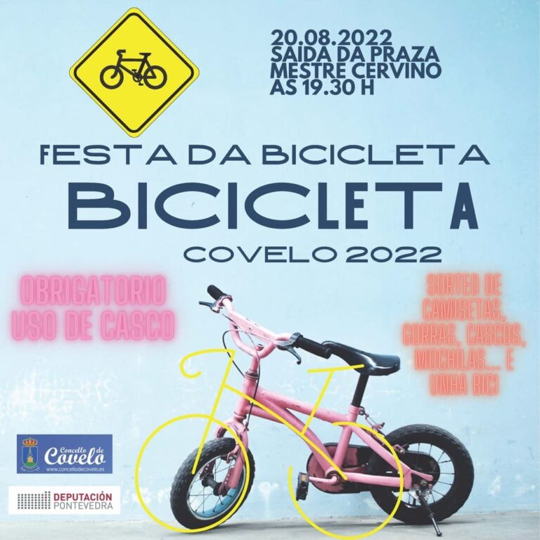 Este sábado, festa da bicicleta no Concello de Covelo