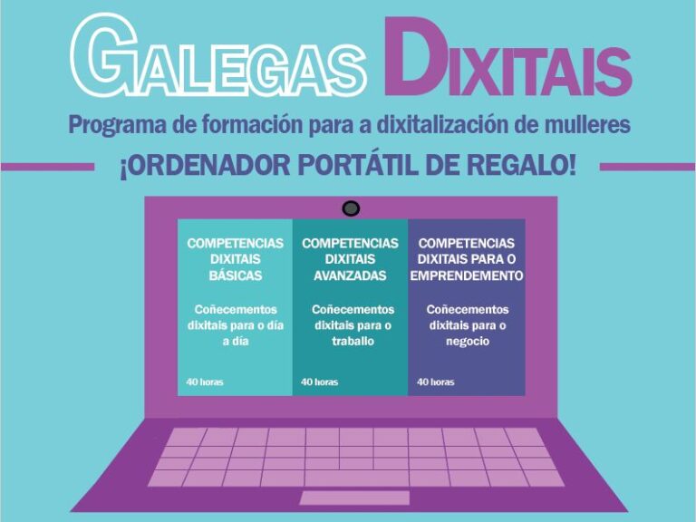 A Guarda acolle en setembro un itinerario formativo de 120 horas de duración para a dixitalización de mulleres