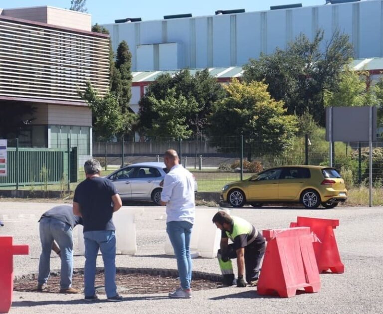 O Concello do Porriño mellora a seguridade vial dos polígonos industriais
