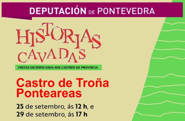 Visitas teatralizadas inclusivas e de balde para coñecer o Castro de Troña