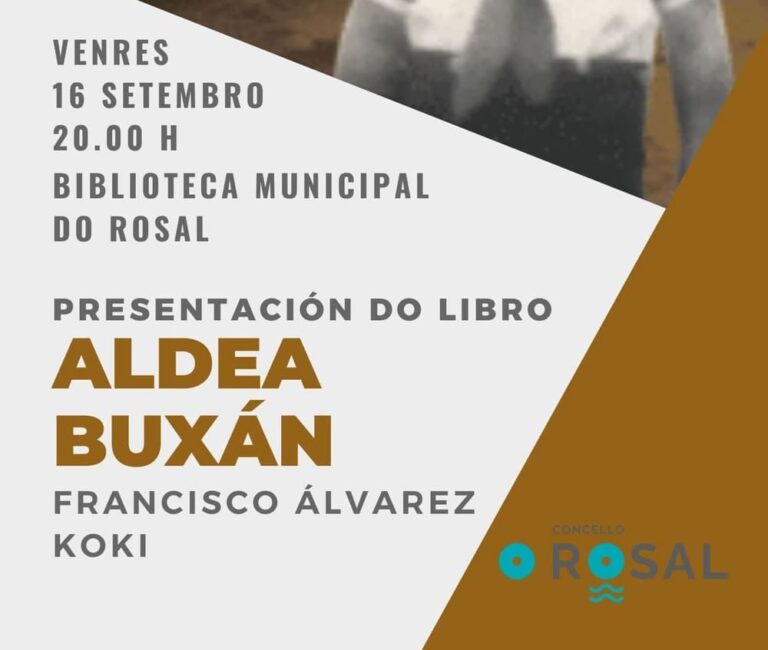 Francisco Álvarez, Koki, presenta a súa última obra na biblioteca municipal do Rosal
