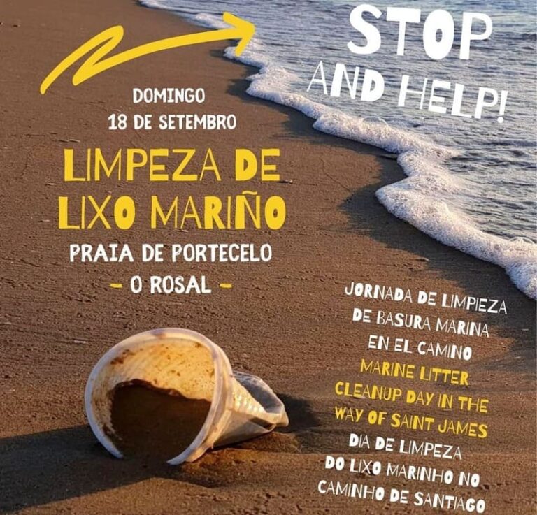 O Rosal únese para que o lixo non chegue ao mar