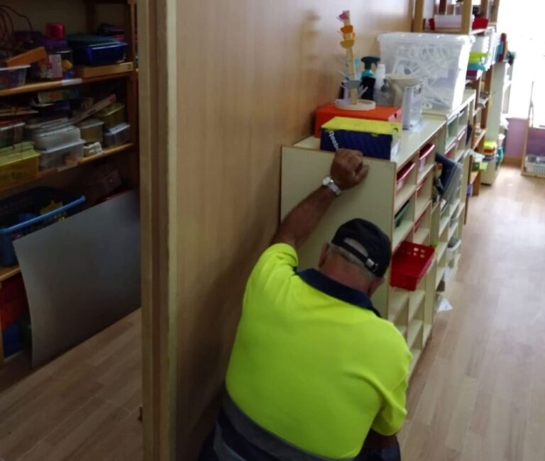 O Concello de Baiona realiza traballos de mellora na Escola de Educación Infantil O Areal