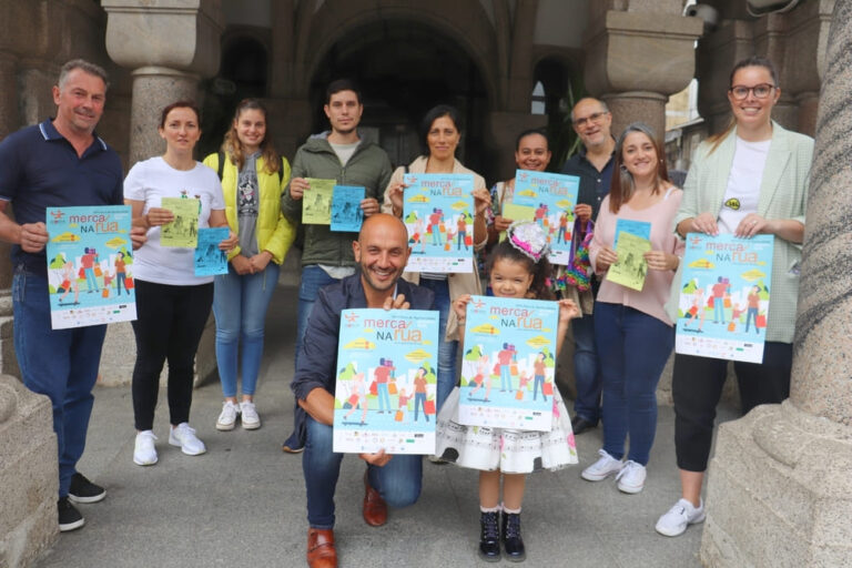 O Porriño acolle esta fin de semana unha nova edición de «Merca na rúa»