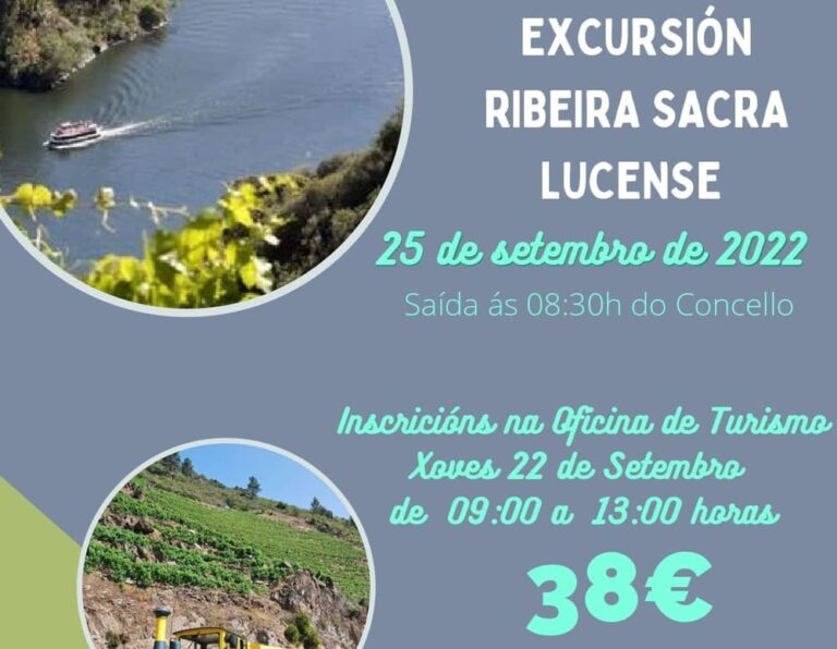 Nigrán ofrece unha excursión á Ribeira Sacra este domingo