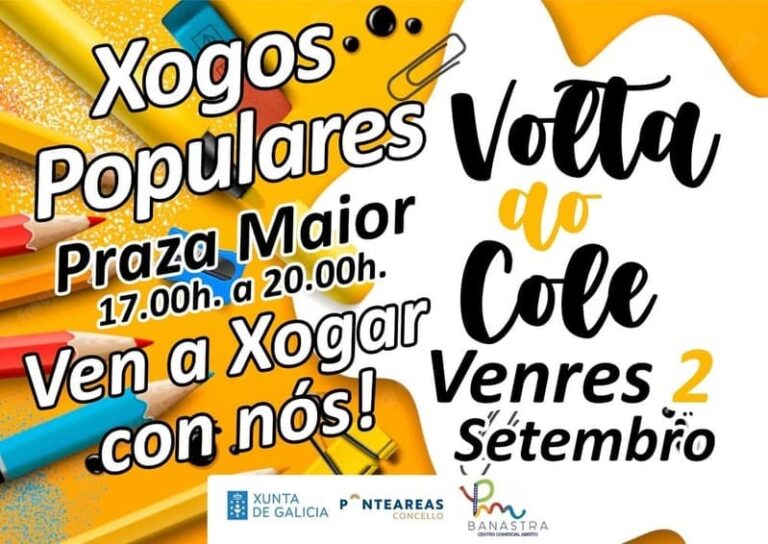 Ponteareas prepara a volta ao colexio con xogos populares