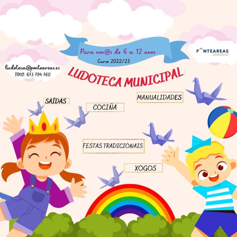 A ludoteca municipal abre as súas portas a todos os nenos de Ponteareas e comarca