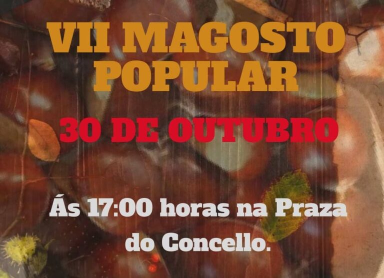 O tradicional magosto de Arbo enche a vila de castañas e chourizo