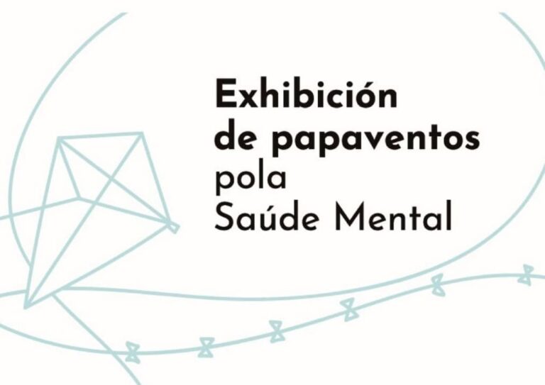 Redondela únese á Fundación Salma nunha exhibición de papaventos pola Saúde Mental