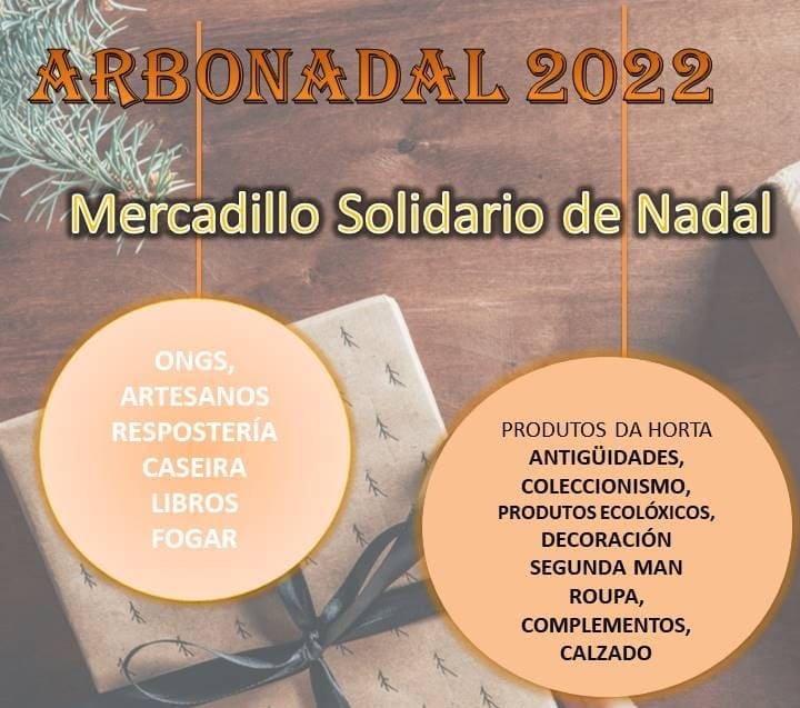 Aberta a inscrición para o mercadillo de Nadal Arbonadal
