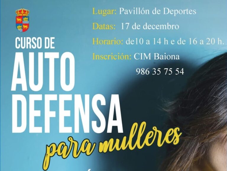Abertas as inscricións no curso de autodefensa de Baiona