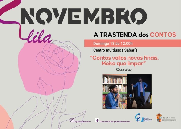O multiúsos de Sabarís acolle o domingo un contacontos