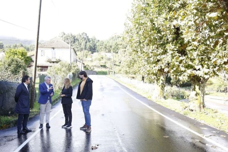 A Deputación remata as obras de asfaltado na EP-5206 da Cañiza