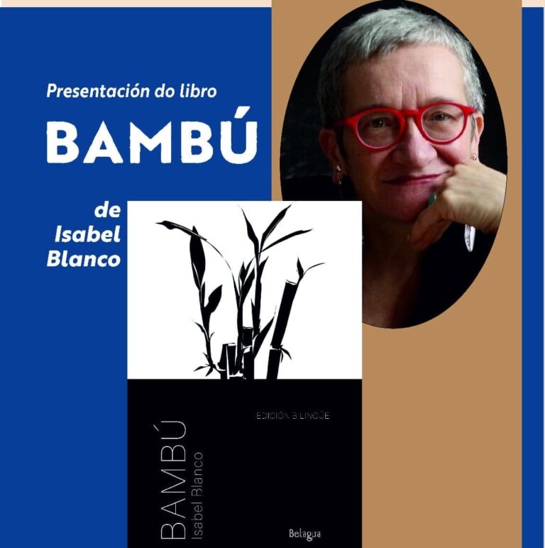 A escritora Isabel Blanco presenta en primicia en Ponteareas o seu novo traballo, ‘Bambú’