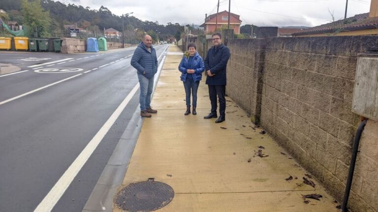 Rematadas as obras da 1ª fase da estrada Tabagón-Goián ao seu paso polo Rosal
