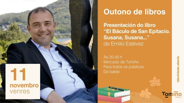 O Outono de libros baixa o pano coa ópera prima do escritor tudense Emilio Estévez