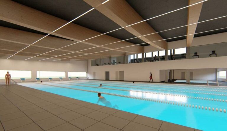 O Concello da Guarda solicita fondos Next Generation EU para a reforma integral da piscina municipal