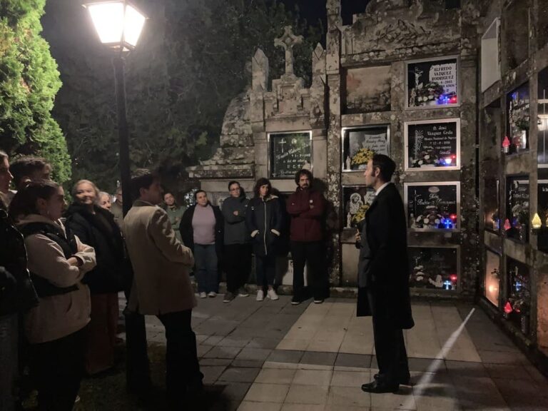 Éxito das visitas teatralizadas por Samaín en Nigrán