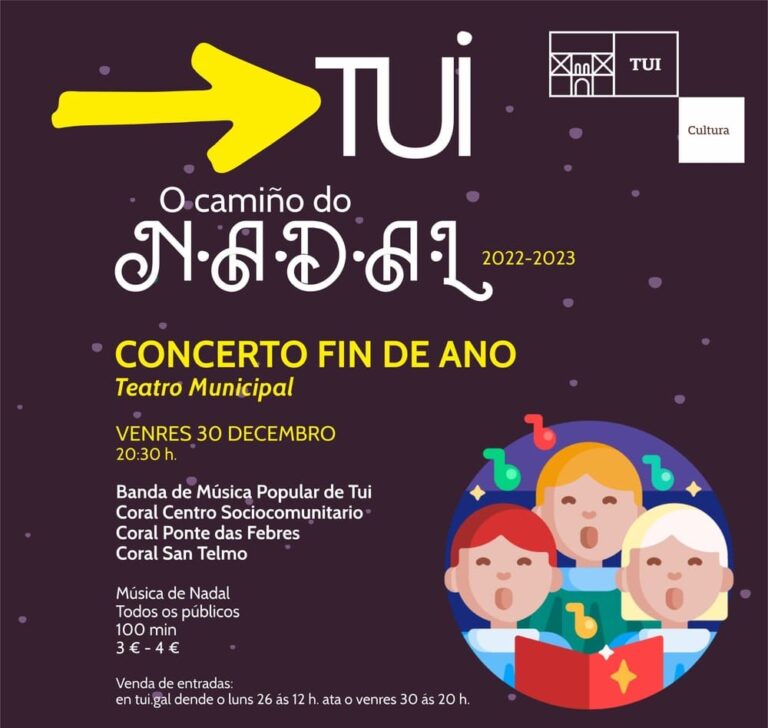 Catro agrupacións tudenses protagonizan este venres 30 o concerto de Fin de Ano