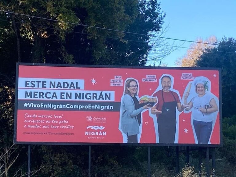 Nigrán promociona o comercio local a través dunha campaña especial de Nadal