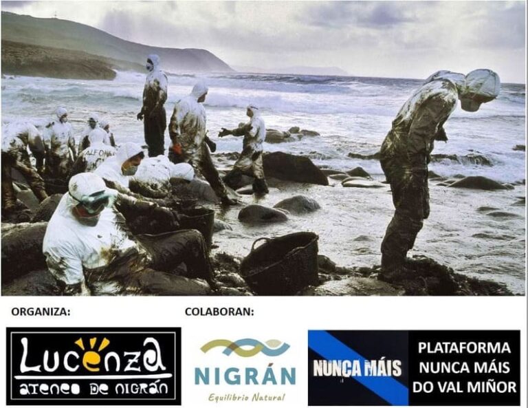 Lucenza organiza en Nigrán a mostra “Prestige, marea negra. 20 anos”