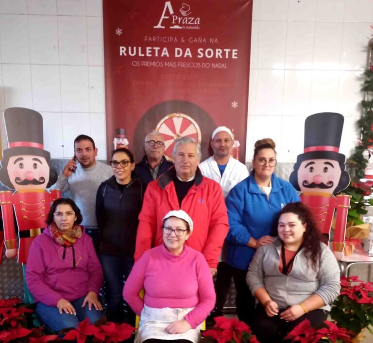 Chega a ruleta da sorte de Nadal a Redondela