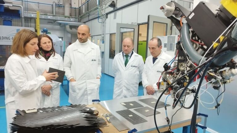 O alcalde do Porriño coñece as capacidades tecnolóxicas de AIMEN