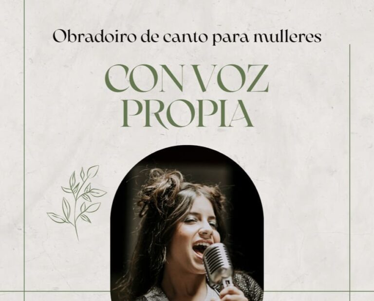A Guarda organiza o obradoiro de canto “Con voz propia”