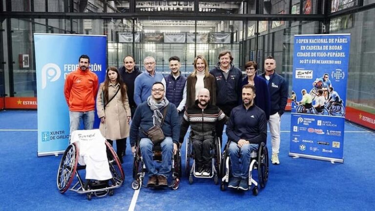 O I Torneo Nacional de Pádel en cadeira de rodas conta con xogadores como o gondomareño Bernabé Costas e o vigués Alberto Abalde