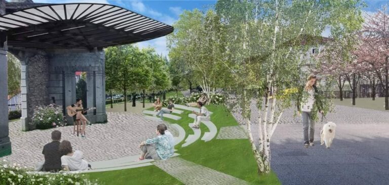 O novo parque infantil do Porriño xa é unha realidade