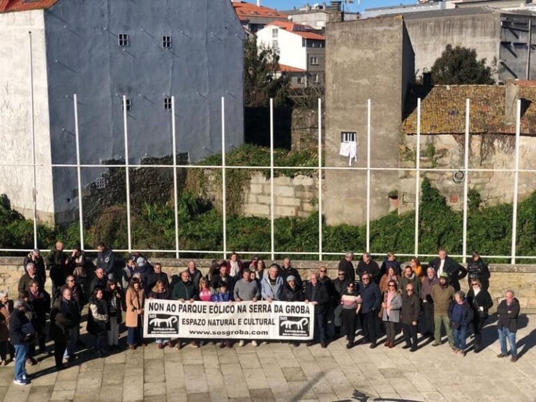 Baiona reafirma o seu rexeitamento aos parques eólicos na Serra da Groba