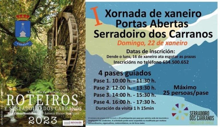 Xornada de portas abertas do serradoiro dos Carranos en Covelo