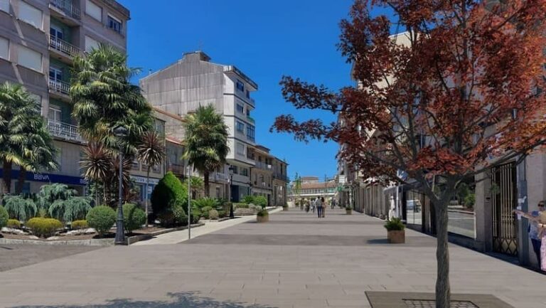 A humanización da rúa Constitución conectará peonilmente a Casa do Concello coa Praza de Bugallal