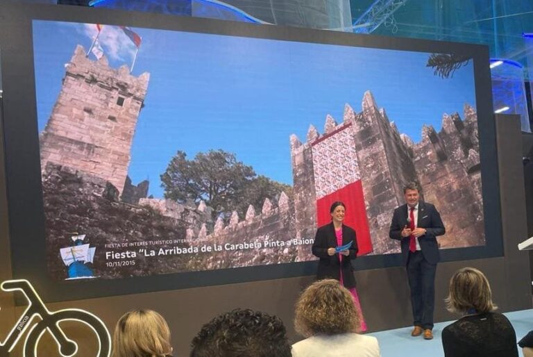 Baiona presenta en Fitur a Arribada 2023