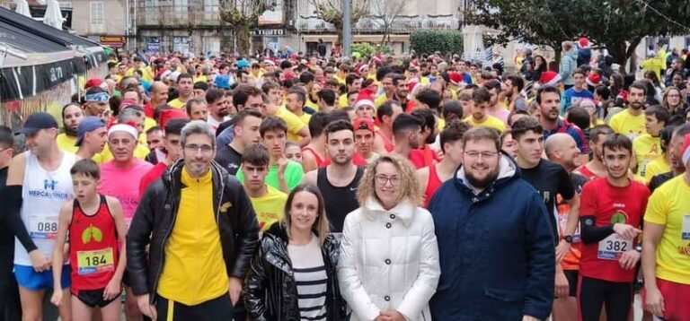 A San Silvestre de Ponteareas recada case 1.200 kg de axuda