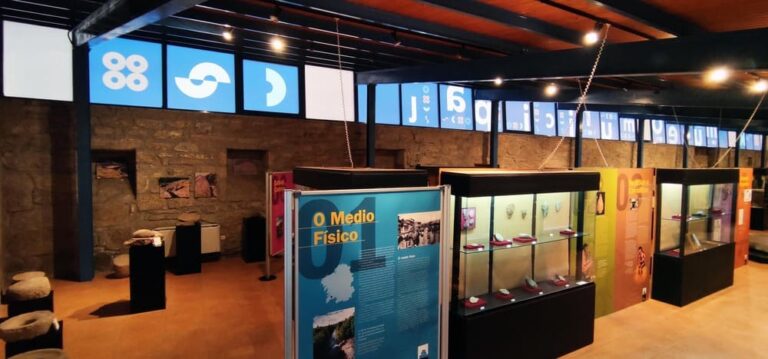Ponteareas instala vinilos para protexer as obras do museo municipal da luz solar