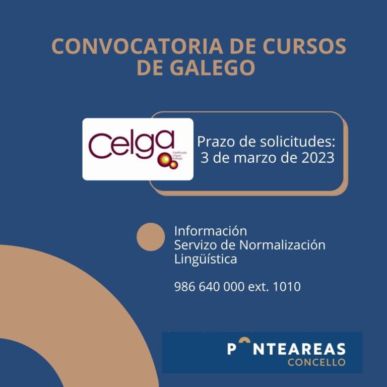 Aberta a inscrición para os cursos de lingua galega preparatorios dos certificados Celga