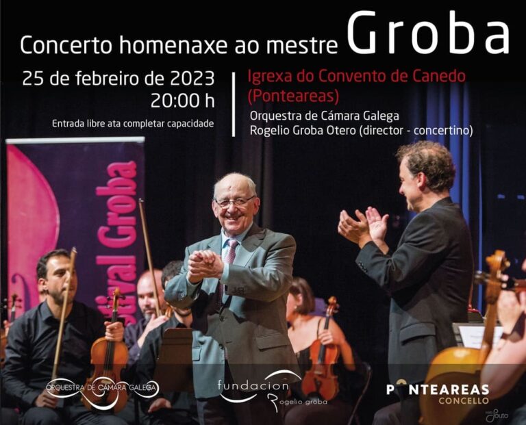 Homenaxe en Ponteareas ao mestre Rogelio Groba
